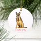Personalized German Shepherd Ornament