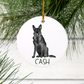 Personalized German Shepherd Ornament