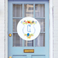 Personalized Monogram Crest Teacher Classroom Door Hanger