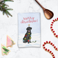 Festive Christmas Lab Hostess Towel