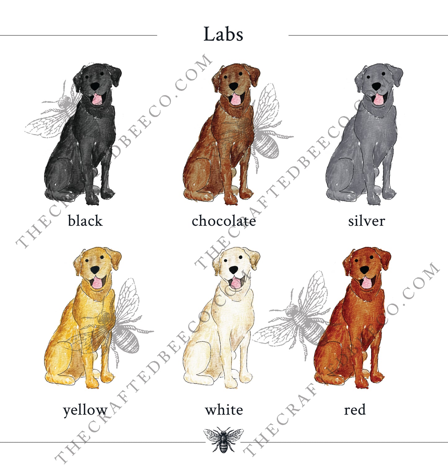 Spooky Halloween Lab Tea Towel