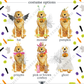 Spooky Halloween Mix and Match Pet Tea Towel