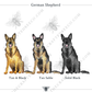 Personalized German Shepherd Ornament