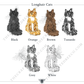 Lovey Valentines Day Mix and Match Pet Tea Towel