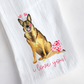 Lovey Dovey German Shepherd Tea Towel