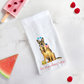 Patriotic German Shepherd Tea Towel