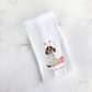 Lovey Dovey Spaniel Tea Towel