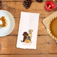 Fall Pumpkin Mix and Match Pets Tea Towel