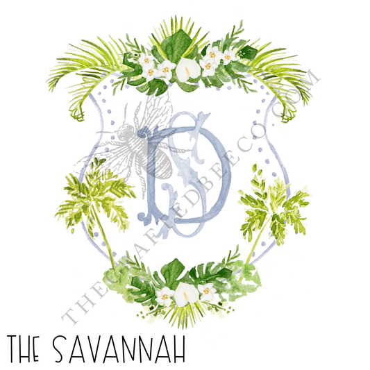 The Savannah Semi-Custom Crest Digital Files