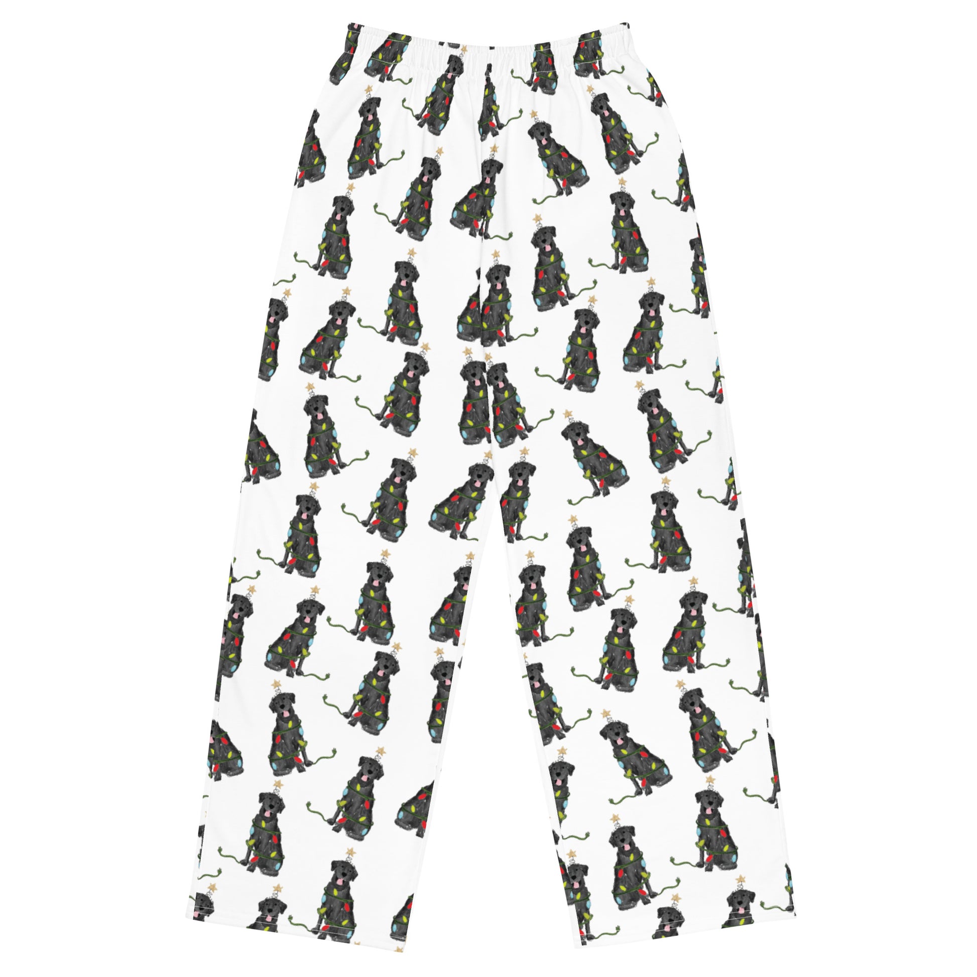Festive Christmas Black Lab Pajama Pants – The Crafted Bee