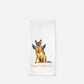 Spooky German Shepherd Tea Towel