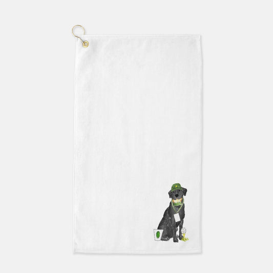 Golf Patron Black Lab Golf Towel