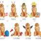 Red Golden Retriever 2024 Calendar