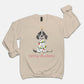 Festive Christmas Brown Parti Spaniel Gildan Sweatshirt