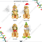Festive Christmas Mix and Match Pet Garden Flag