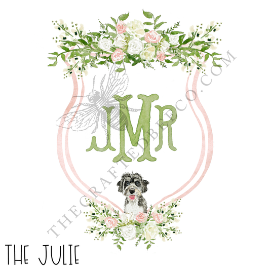 The Julie Semi-Custom Crest Digital Files
