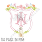 The Paige in Pink Semi-Custom Crest Digital Files