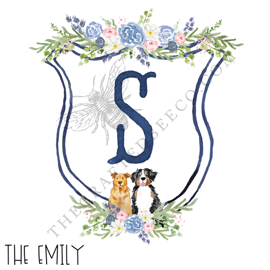 The Emily Semi-Custom Crest Digital Files