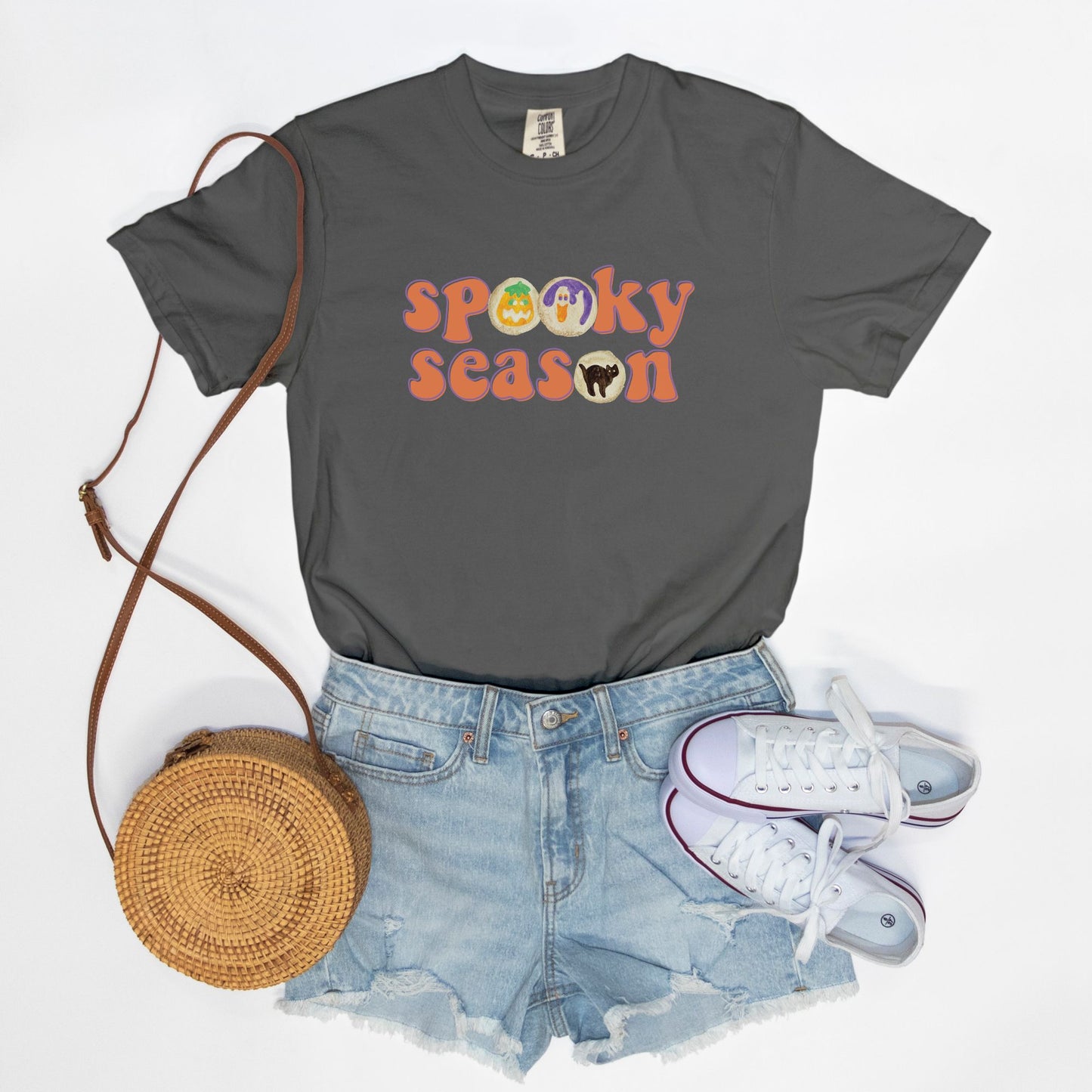 Halloween Spooky Cookie Comfort Color Tee