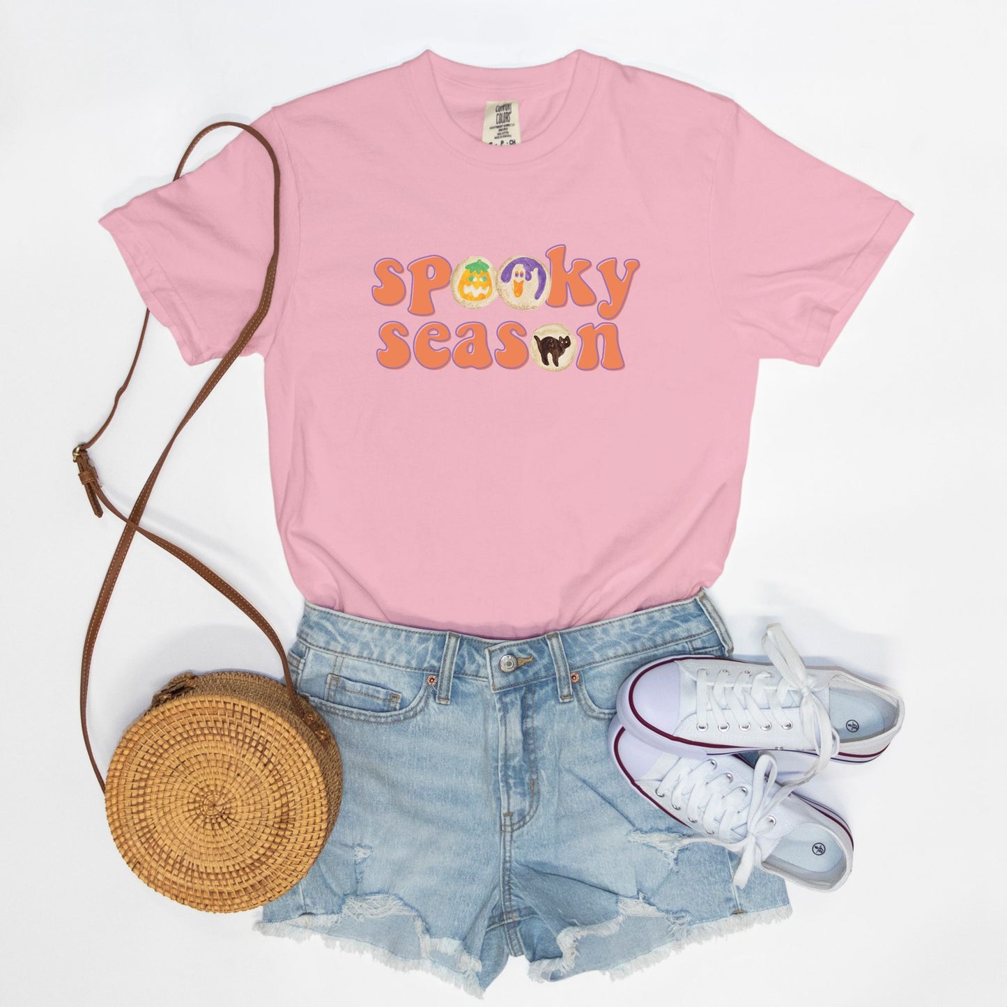 Halloween Spooky Cookie Comfort Color Tee