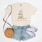 Festive Christmas Cream Doodle Comfort Color Tee