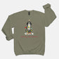 Festive Christmas Bernadoodle Gildan Sweatshirt