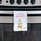 Festive Christmas Golden Retriever Hostess Towel
