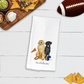 Sporty Football Mix and Match Pets Tea Towel