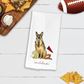 Sporty Football German Shepherd Tea Towel