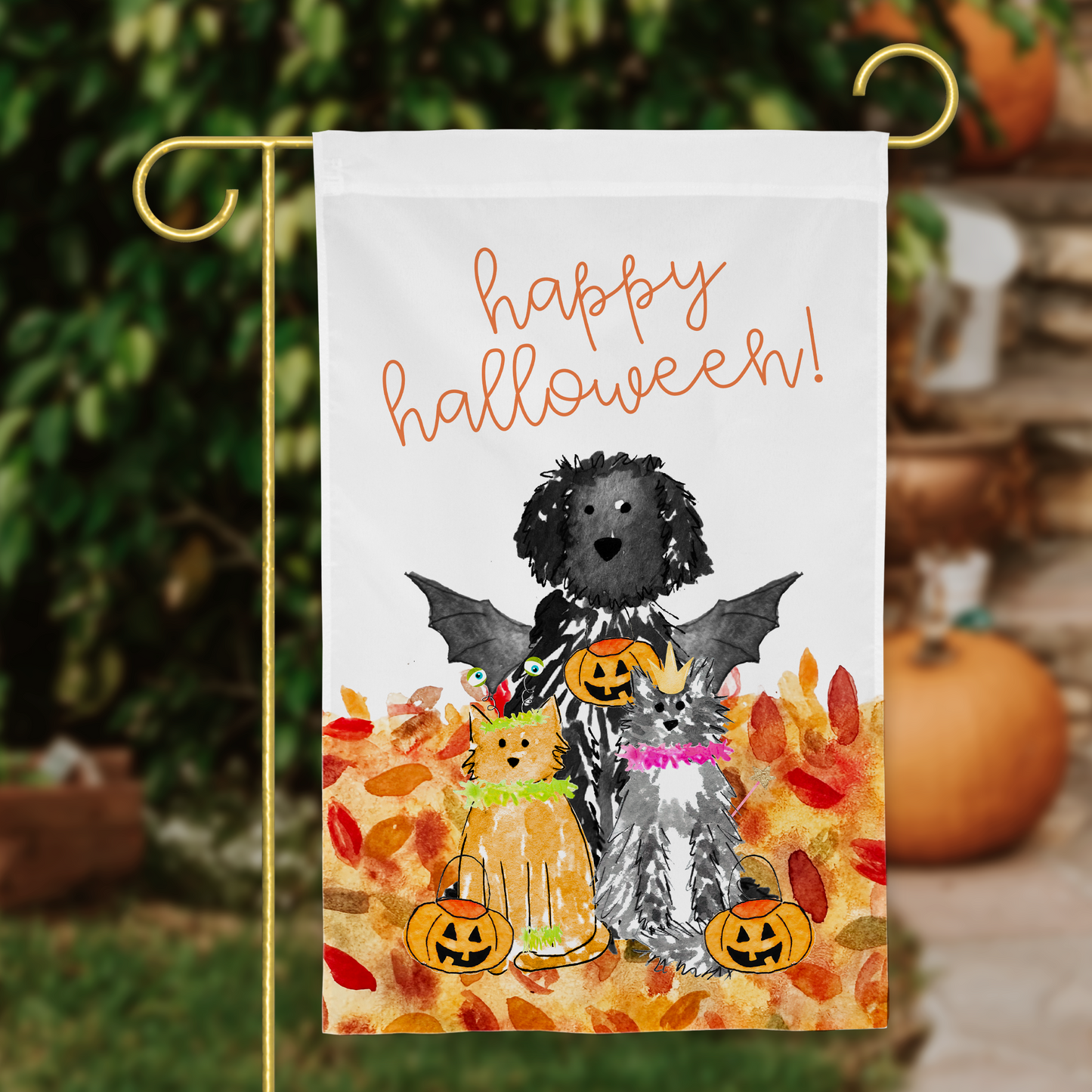 Spooky Halloween Mix and Match Pet Garden Flag