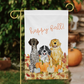 Fall Pumpkin Mix and Match Dog Breed Garden Flag