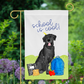 Smarty Pants Black Lab Garden Flag