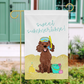Sandy Summer Spaniel Garden Flag - 12" x 18"