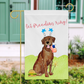 Patriotic Lab Garden Flag