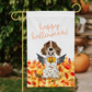 Spooky Halloween Spaniel Garden Flag