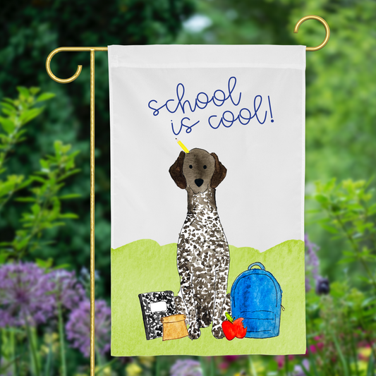 Smarty Pants German Shorthaired Pointer Garden Flag
