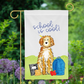 Smarty Pants Doodle Garden Flag