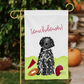 Sporty Football Doodle Garden Flag