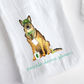 Golf Patron German Shepherd Tea Towel