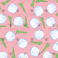Golf Tee Pajama Pants - Pink