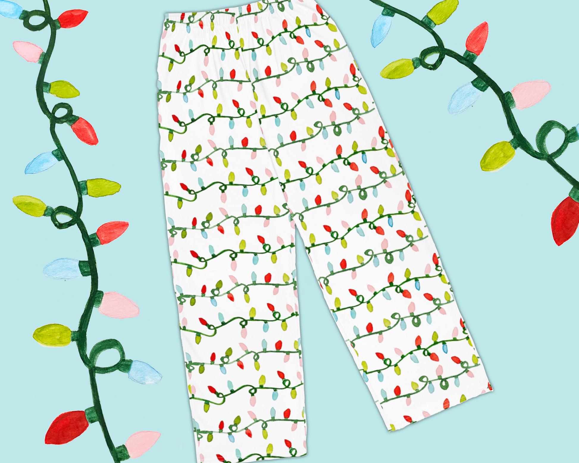 Holiday lights pajama discount pants