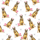 Lovey Valentines German Shepherd Pajama Pants
