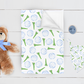 Golf Tee Pattern Baby Swaddle Blanket | Golf Baby Swaddle