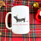 Festive Christmas Dachshund Mug