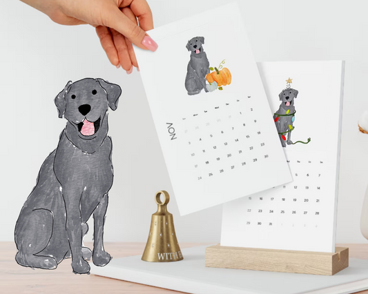 Silver Lab 2024 Calendar