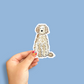 Doodle Decal Sticker - 4 inch