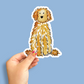 Doodle Vinyl Sticker - 6" x 6"