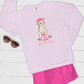 Howdy Cowgirl Apricot Doodle Comfort Color Crewneck Sweatshirt