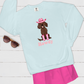 Howdy Cowgirl Spaniel Comfort Color Crewneck Sweatshirt
