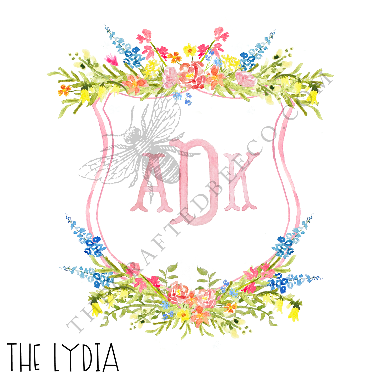 The Lydia Semi-Custom Crest Digital Files